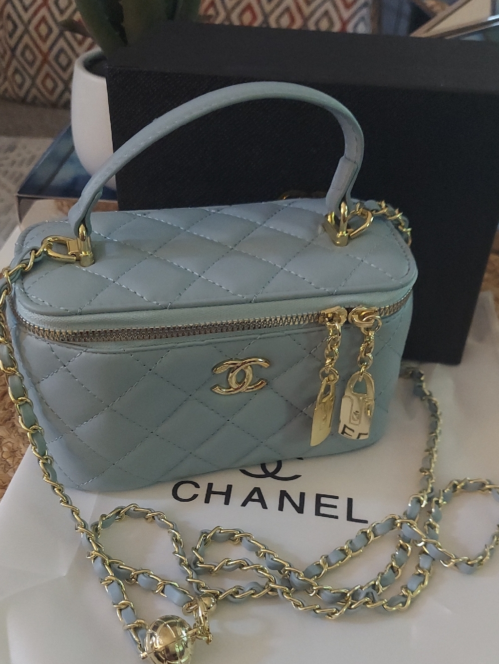 Brand New CC Makeup Beaute Mini Vanity VIP Bag
